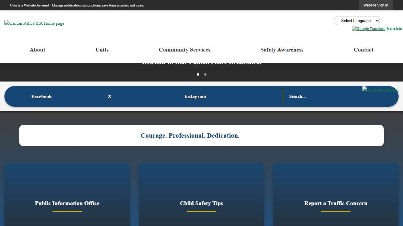 Canton Police Department, MA | Official Website